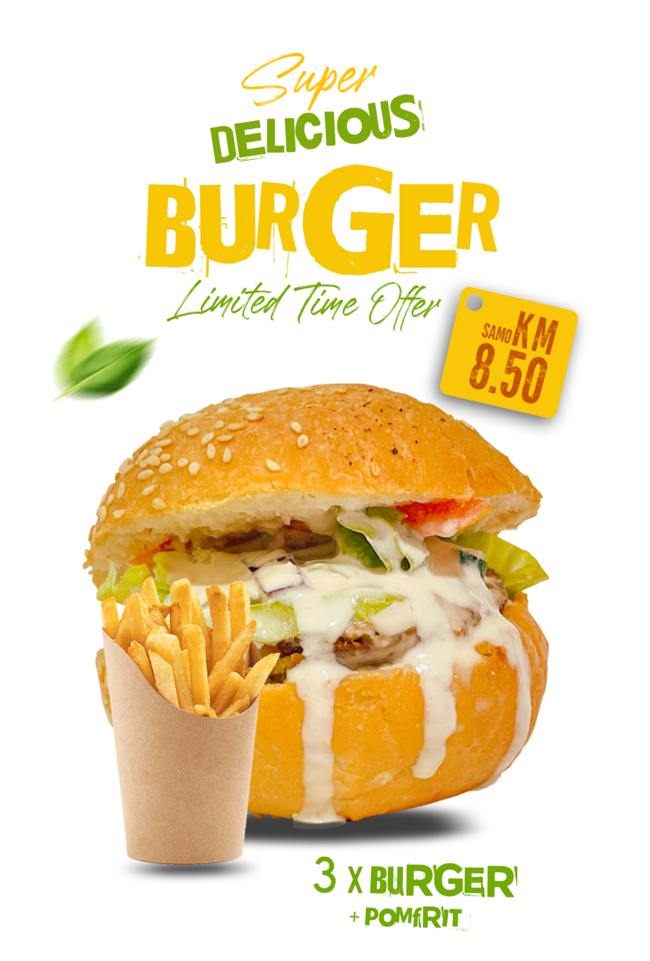 Falafel Burger Offer